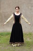  Medieval Castle lady in a dress 2 